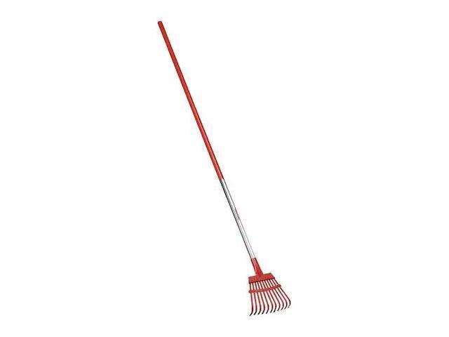 CORONA TOOLS RK 62060 Steel Flex Shrub Rake, 11 Tines, 54 in L Aluminum Handle