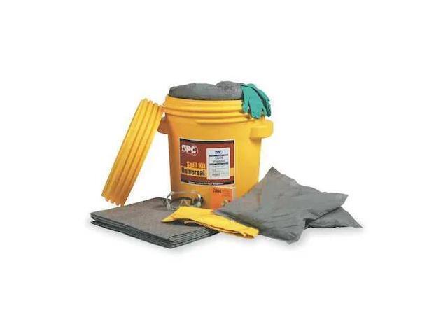 BRADY SPC ABSORBENTS SKA-20 Spill Kit, Universal, Yellow