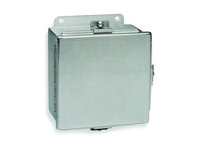 WIEGMANN BN4161406CHSS Screws and Clamps Electrical Enclosures, 16 in H, 6 in