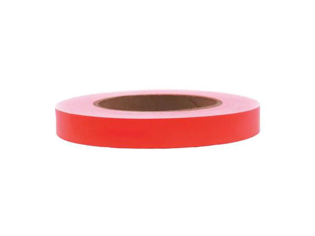 ROLL PRODUCTS 23022R Masking Tape, 3/4 in W x 60 yd L, 6 mil Thick, Red, Rubber