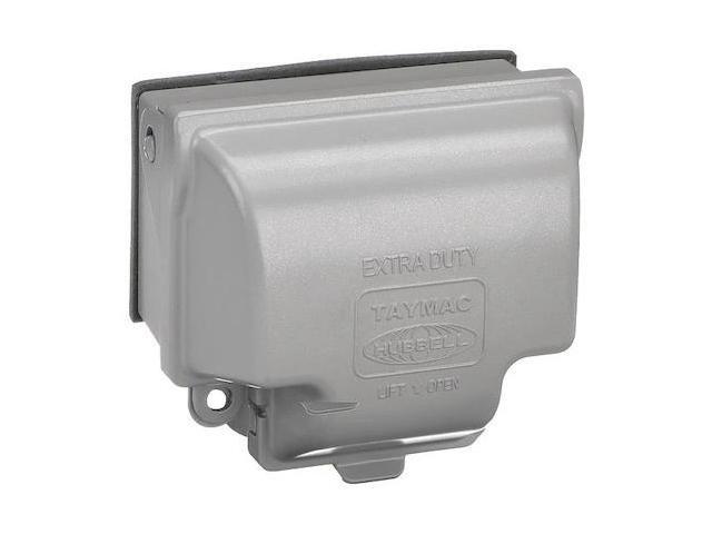 TAYMAC MX3300 1 -Gang Horizontal Weatherproof Cover,,Aluminum