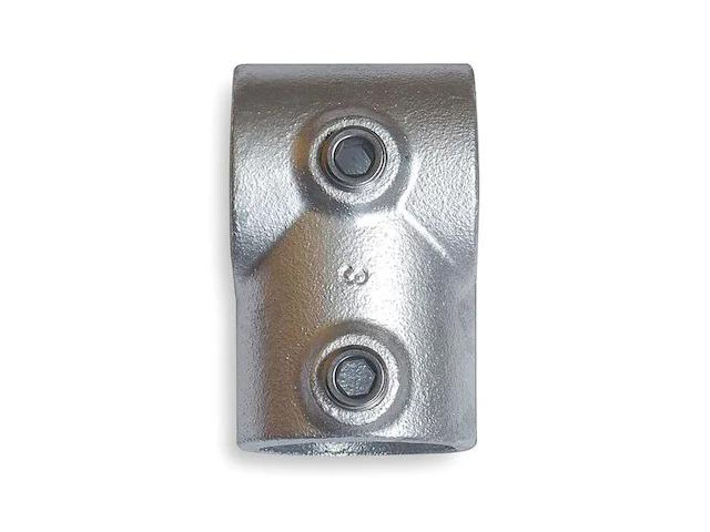ZORO SELECT 4NXT2 Structural Pipe Fitting, Single-Socket Tee, Cast Iron, 1.25