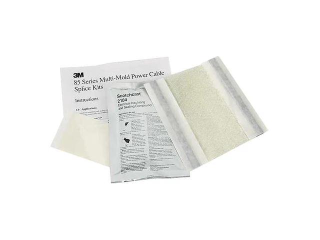 3M 85-14 Splice Kit, 4/0 AWG Max, Black, Epoxy Insulation, 1,000 V
