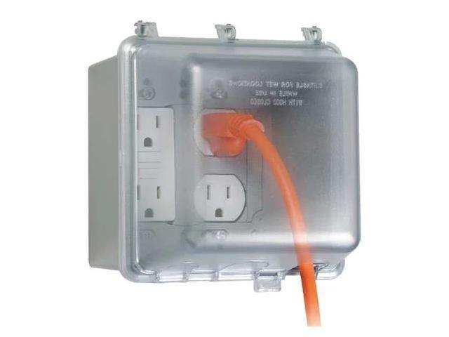 TAYMAC MM7440C 2 -Gang Vertical Weatherproof Cover,,Polycarbonate