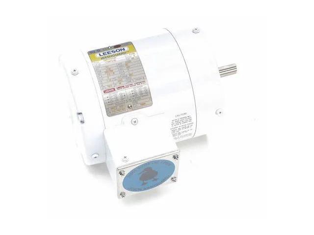 LEESON 113473.00 WashdownMotor,1/2hp,1725RPM,230/460VAC