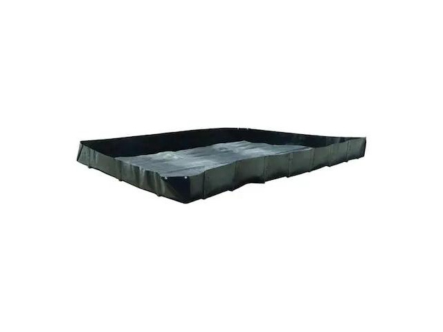 CONDOR BD-810-AL-L-C Spill Containment Berm, 8 ft. W x 10 ft. L, 595 Gallon
