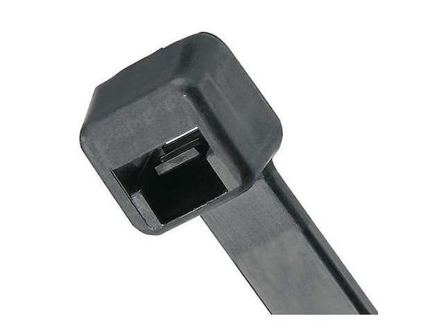 PANDUIT PLT3I-M0 Cable Tie, 11-1/2 in L, 3 in Max Bundle Dia., Black, Nylon