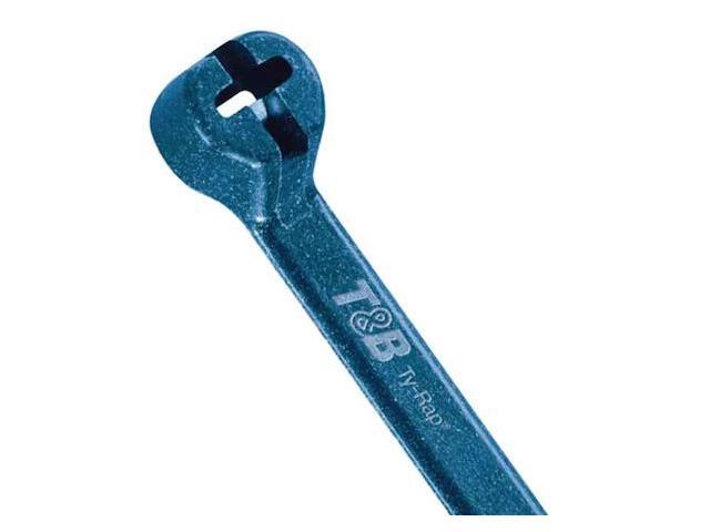 TY-RAP TY528M-NDT Cable Tie, 14 in L, 4 in Max Bundle Dia., Blue, Nylon 6/6, 50