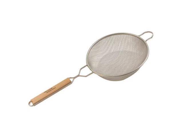 CRESTWARE WHSDM6 Mesh Strainer,Steel,Medium Double Mesh