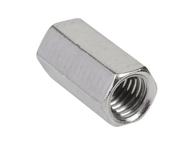 CALBRITE S60300RC00 Rod Coupling,Thrd,3/8in,1-1/8inL,316 SS