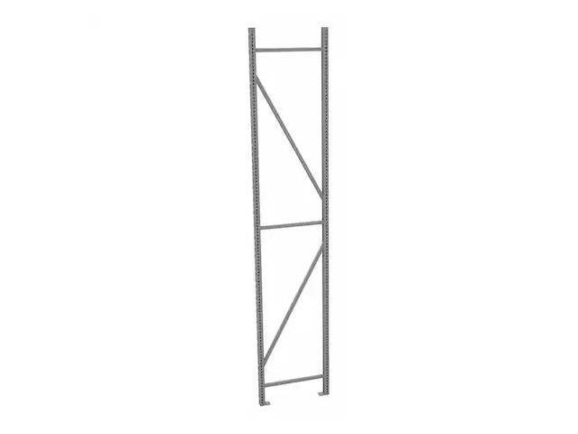 TENNSCO BUF-24120 Upright Frame, 24 in D, 1 3/4 in W, Gray