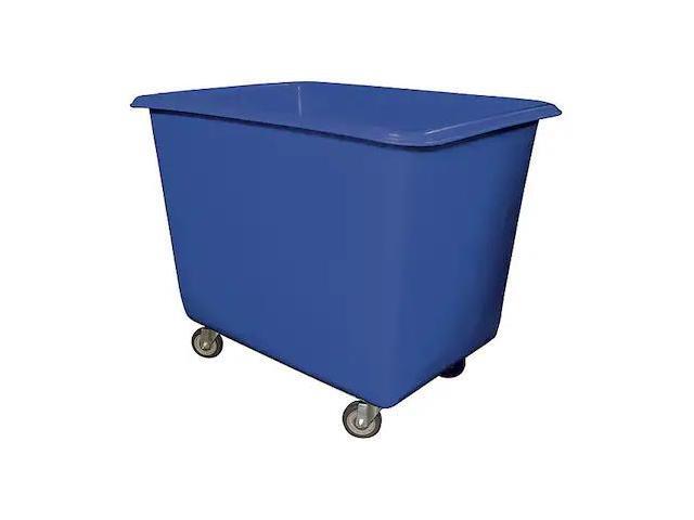 ROYAL BASKET TRUCKS G12-BLX-PGA-4UNN Cube Truck,1/2 cu. yd.,600 lb. Cap,Blue