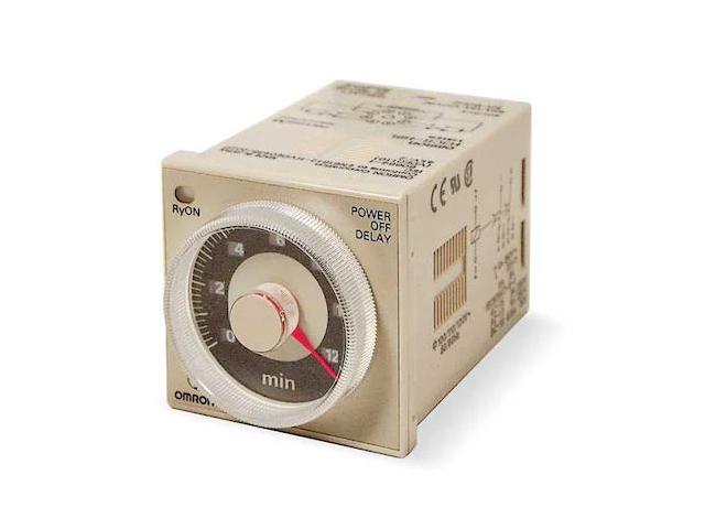 OMRON H3CR-H8L-AC100120M Single Function Time Delay Relay, Square, Off Delay, 1