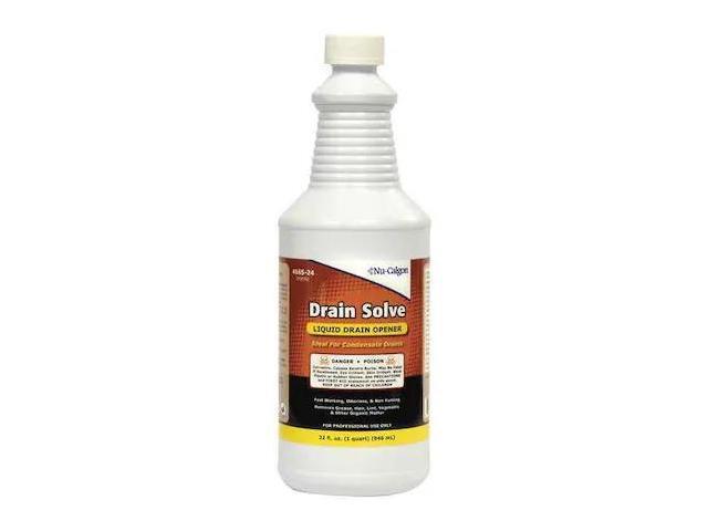 NU-CALGON 4165-24 Liquid Drain Opener, Ready to Use, 32 oz Bottle, Unscented,