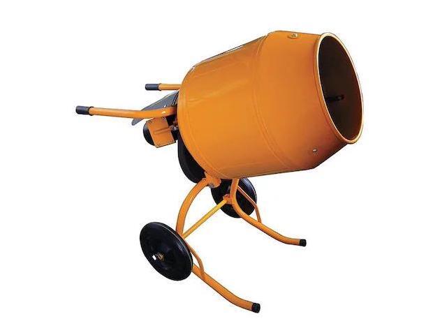 WESTWARD 10N694 Wheelbarrow Mixer,4-3/4 Cu. Ft.,3/4HP