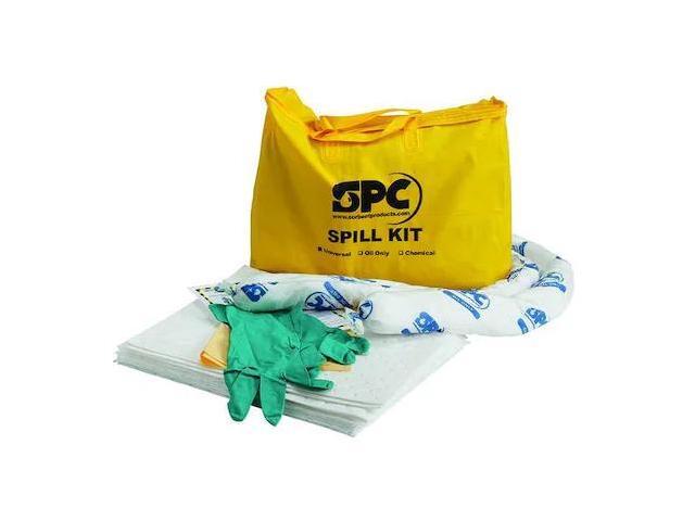 BRADY SPC ABSORBENTS SKO-PP Spill Kit, Oil-Based Liquids, Yellow