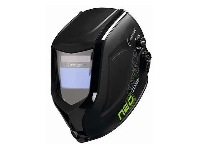 OPTREL 1007.000 Welding Helmet, Shade 4, 9 to 13, Black
