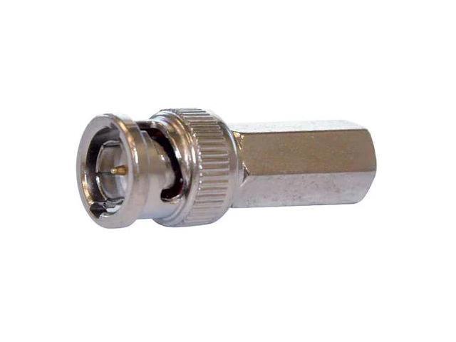 DOLPHIN COMPONENTS DC-UG78-5 Cable Coupler,BNC/Male,RG6 Coax,PK10