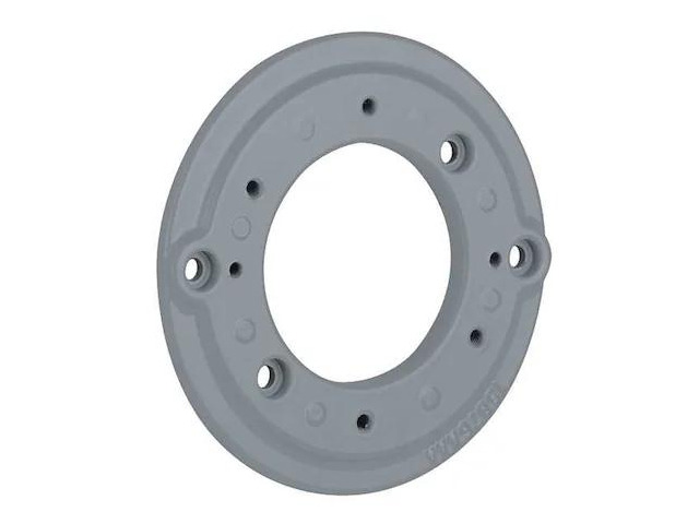 HUBBELL KILLARK VBA HazAdapterPlate,5 1/2'L,3'W,5 1/4'H,Gray