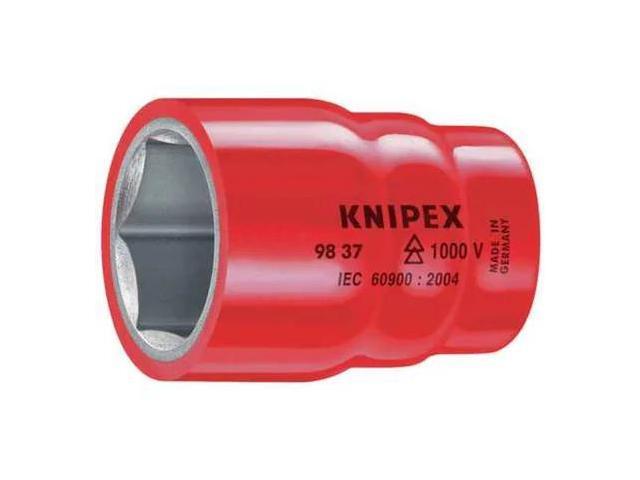 Knipex 98-37-10 Insulated 10 mm 6 Point 3/8' Socket