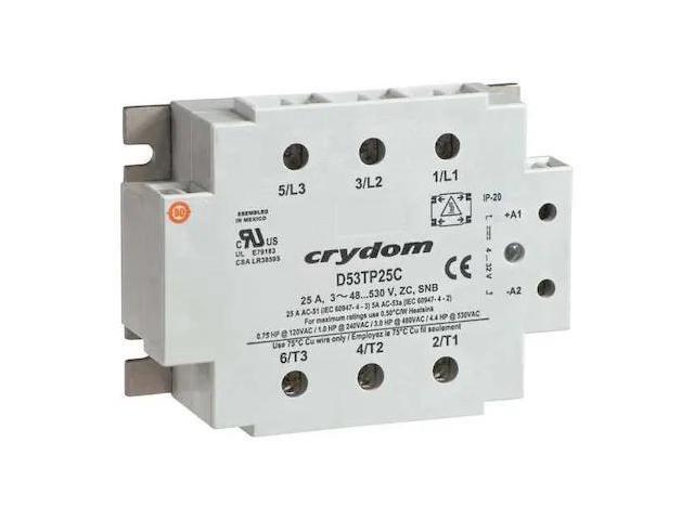 CRYDOM B53TP25CH Solid State Relay, 3 Phase, Surface, SCR