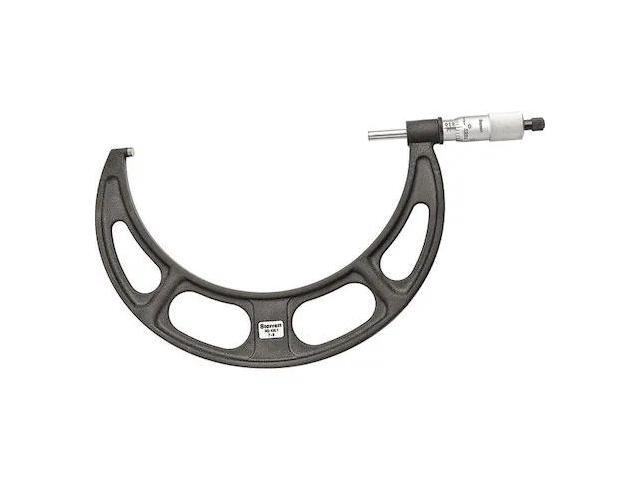 STARRETT T436.1XRL-8 Outside Micrometer,0 to 25mm Range