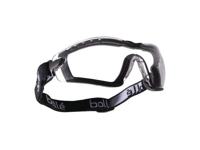 BOLLE SAFETY 40091 Safety Goggles, Anti-Fog, Scratch-Resistant, Clear Lens, D3