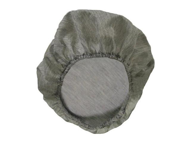 NATIONAL SAFETY APPAREL H01NYHN Hairnet, Nomex, 11 in Dia., Gray, Universal