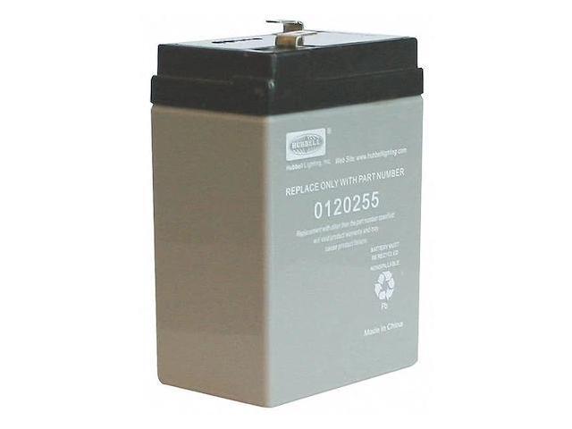 DUAL-LITE 0120255 Battery,Sealed Lead Acid,6V,4.5A/HR.