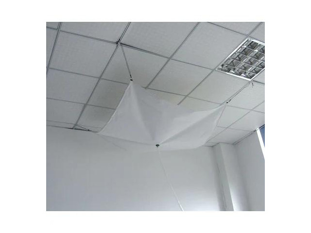 ZORO SELECT 42X285 Roof Leak Diverter,2-1/2 ft.,White