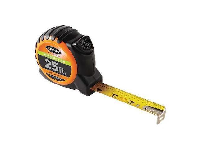 KESON PG1825ALV 25 ft Tape Measure, 1 in Blade