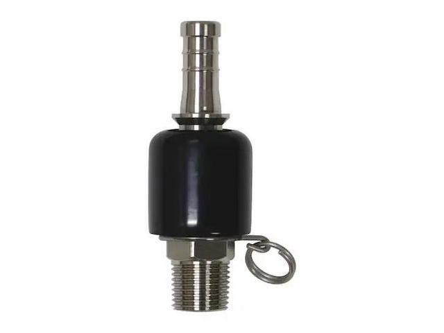 SANI-LAV N25S Hose Adapter,1/2' Hose Barb, 1/2' MGHT