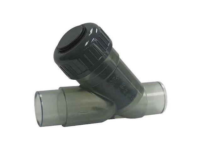 GF PIPING SYSTEMS 192304008 1' Spigot PVC Y Check Valve