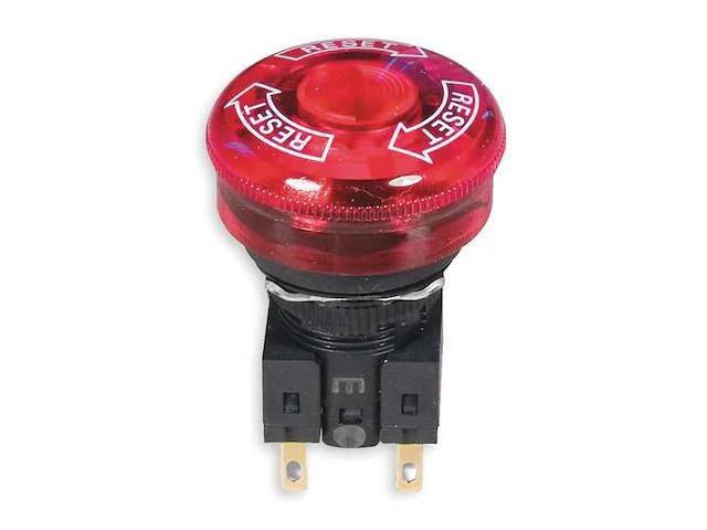 OMRON A165E-LS-24D-01 Emergency Stop Push Button, 16 mm, 1NC, Red