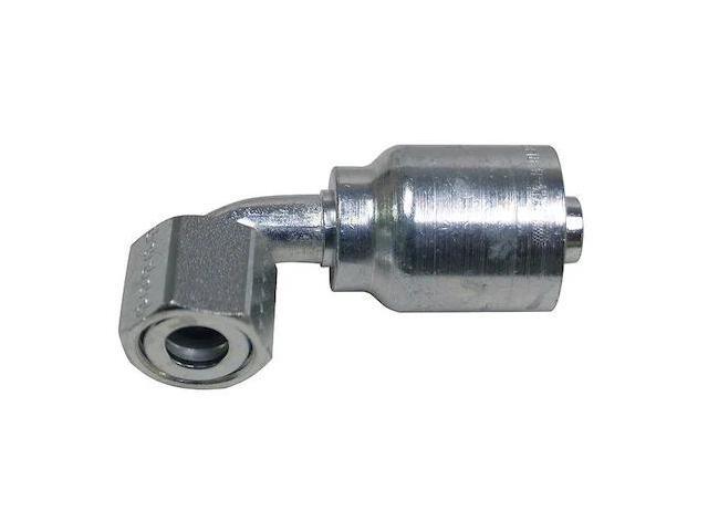 PARKER 1J943-6-6 Hose Fitting,Female ORS,Elbow,Hose 3/8