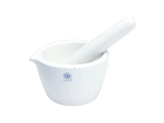 UNITED JMD275 Mortar and Pestle, Porcelain, Glzd, 1150C