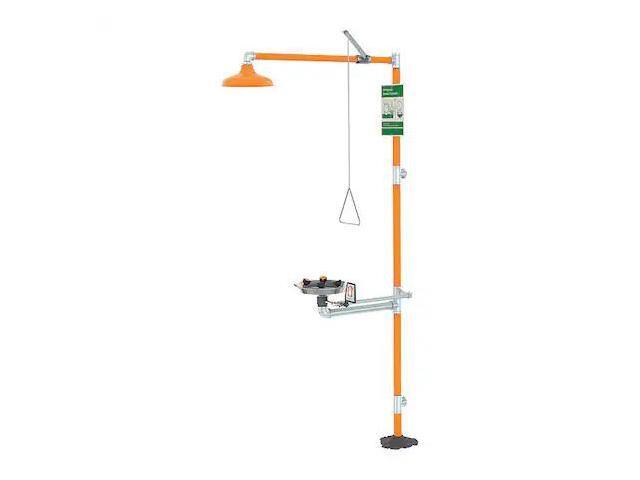 GUARDIAN EQUIPMENT GBF1909 Drench Shower With Face/Eyewash,96 In. H