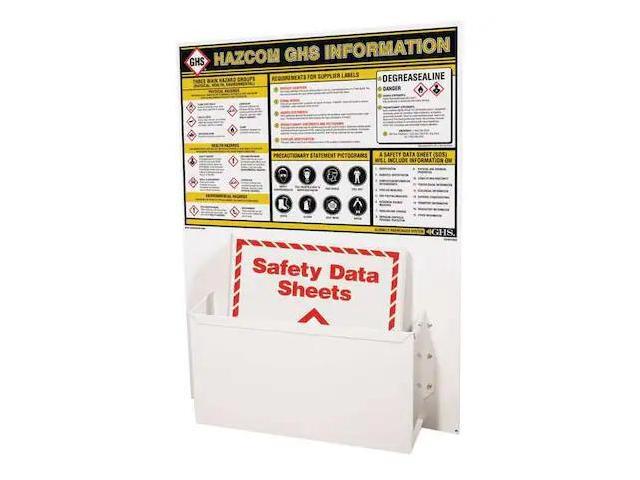 GHS SAFETY GHS1002 Information Center, 20 in H