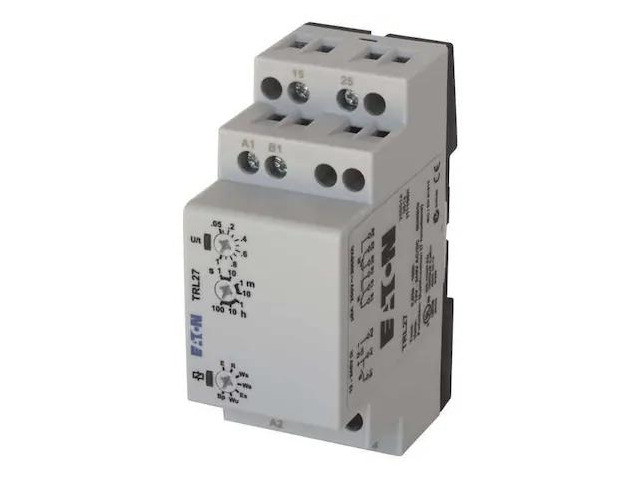 EATON TRL27 Multifunction Time Delay Relay, Square, 6 Functions 12 to 240V