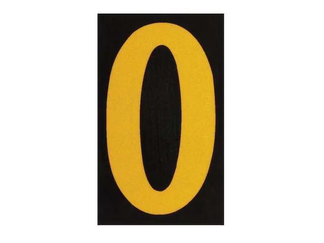 BRADY 5890-O LetterLabel,1-7/8inH,1-3/8inW,PK25