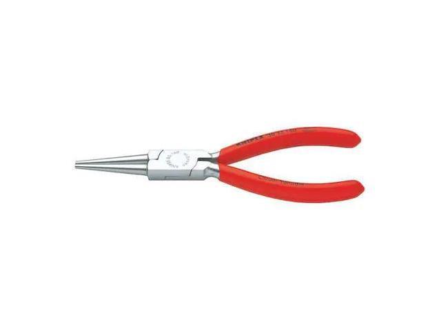 KNIPEX 30 33 160 6 1/4 in 30 Long Nose Plier Plastic Coated Handle