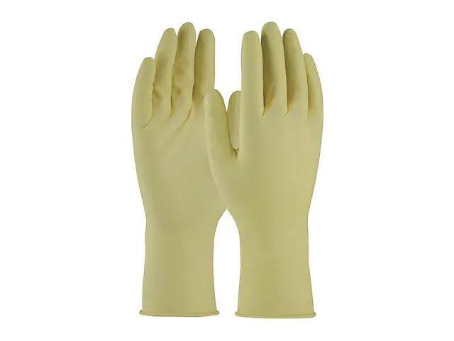 PIP 612HCL Qualatex, Disposable Gloves, 6 mil Palm, Latex, Powder-Free, L (9),