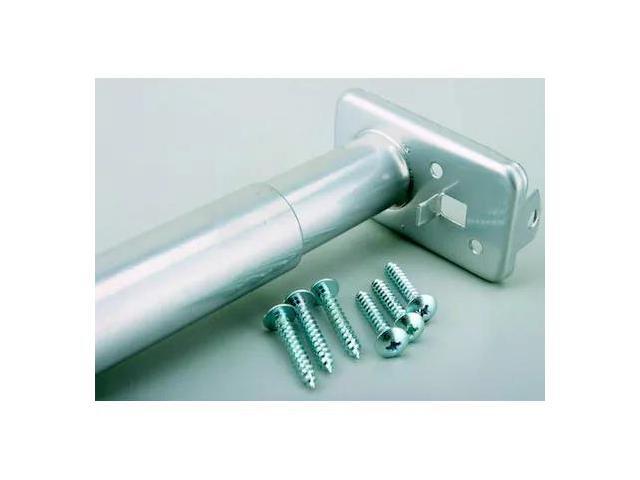 JOHN STERLING PB0022-30/48 Closet Rod,Length 30-48 In.