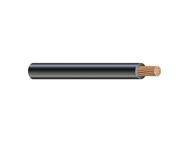 SOUTHWIRE 55667323 Primary Wire, Automotive, 18 AWG, 1C C, Black, PVC,