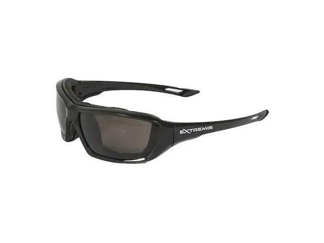 RADIANS XT1-21 Extremis, Safety Glasses, Anti-Fog, Smoke Lens, Black Frame,