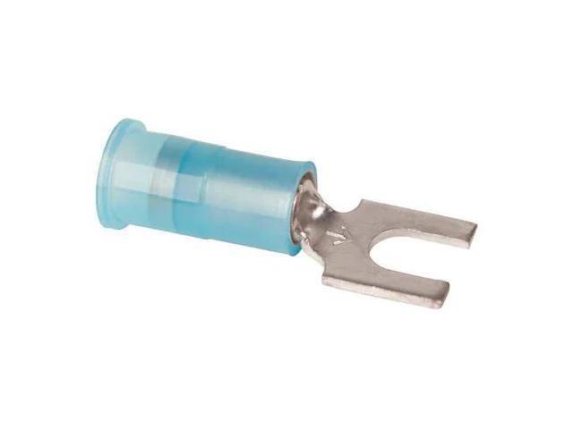 3M MNG14-6FBX Fork Terminal, #6 Stud Size, 14 AWG, 600 V, Nylon Insulated,