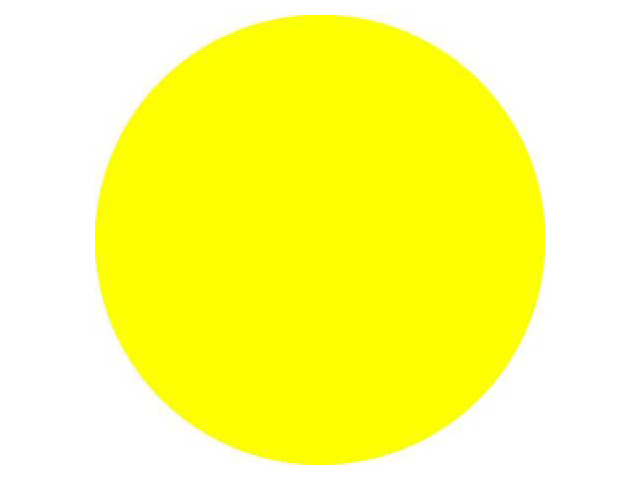 TAPECASE 16U823 Blank Inventory Control Label Yellow, Pk1000