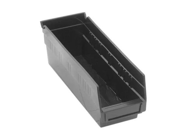 QUANTUM STORAGE SYSTEMS QSB101BR Shelf Storage Bin, Polypropylene/Polyethylene,