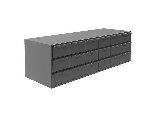 DURHAM MFG 005-95 Prime Cold Rolled Steel, Drawer Bin Cabinet, 12 1/4 in D x 11