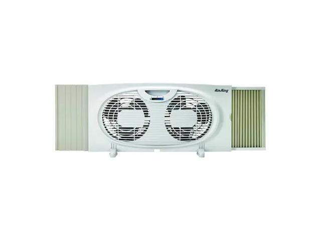 air king 9137 twin table window fan with ez click exper panels
